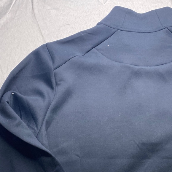 Kirkland Signature Men's Black Quarter Zip Pullover Sweater - Picture 9 of 13